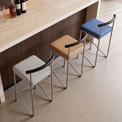 LINEA | Wire Frame Bar Stool With Backrest