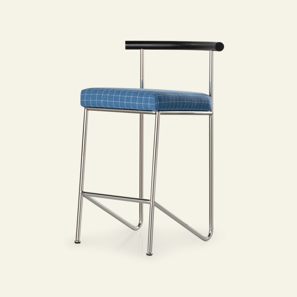 LINEA | Wire Frame Bar Stool With Backrest