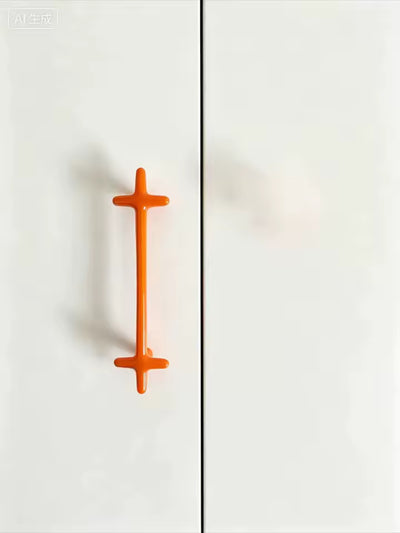 colorful cabinet door pulls for kitchen and bathroom storage