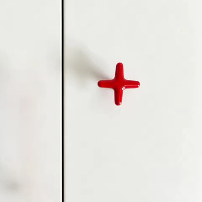 unique colorful kitchen drawer pulls for playful interior design