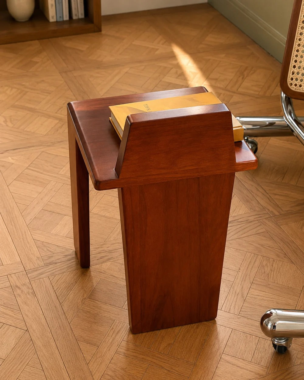 BLOCK FORM | Solid Wood Brutalist Dining Chair