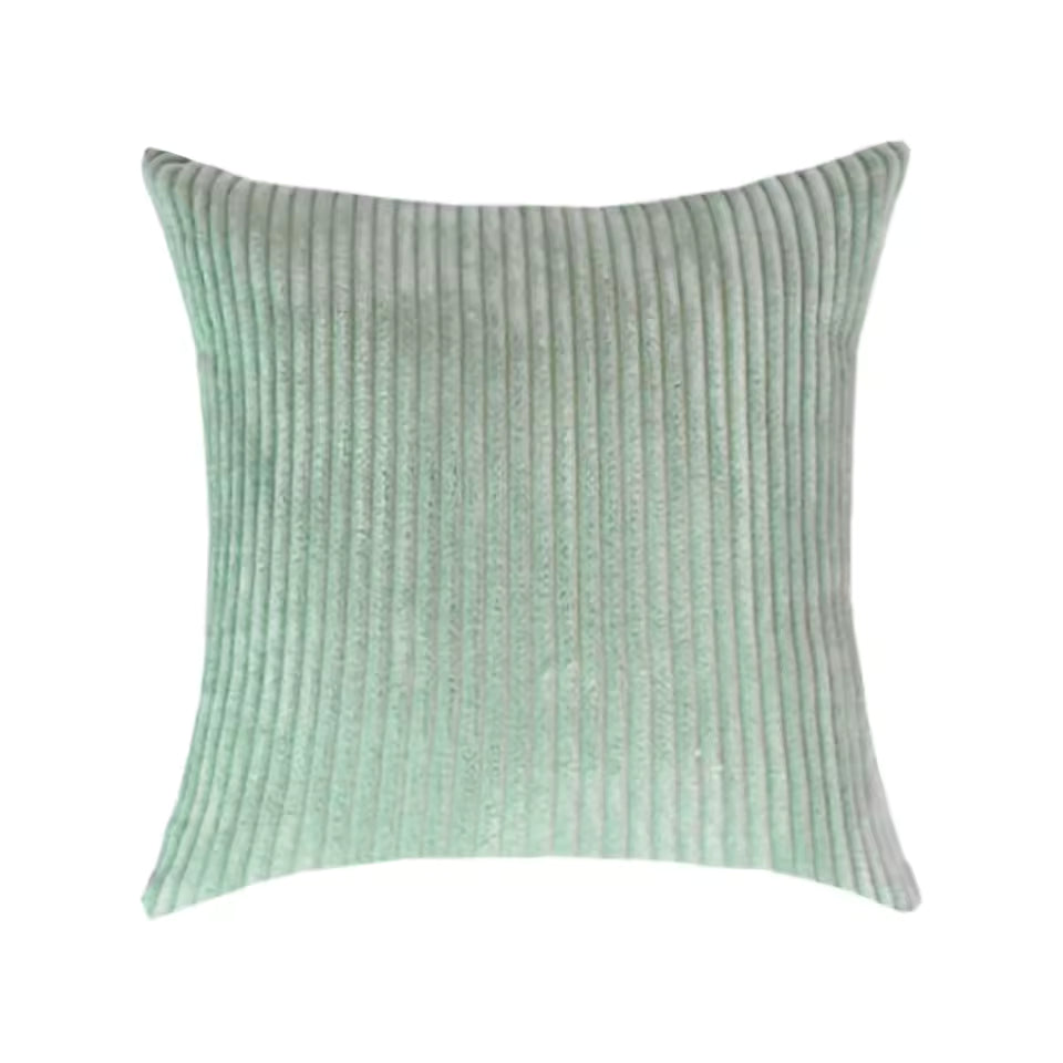 Striped Corduroy Cushion Cover Solid Color Sofa Pillowcase