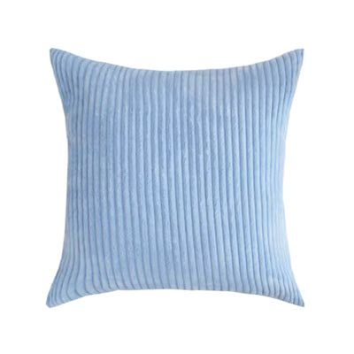 Striped Corduroy Cushion Cover Solid Color Sofa Pillowcase