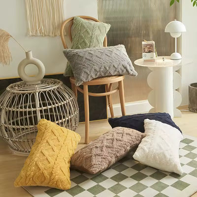 TWIST & PLUSH | Vintage Knitted Faux Wool Cover