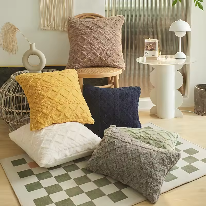 TWIST & PLUSH | Vintage Knitted Faux Wool Cover