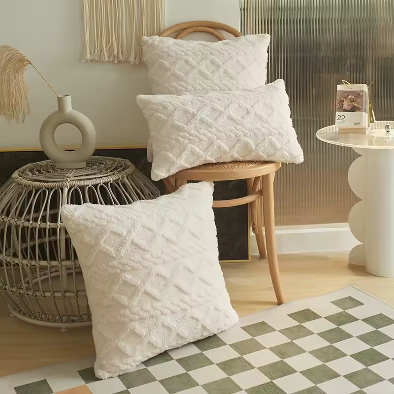 TWIST & PLUSH | Vintage Knitted Faux Wool Cover