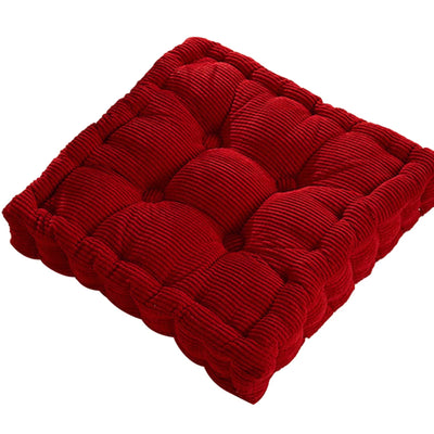 Square Floor Cushion Tufted Meditation Seat Pad 40x40cm