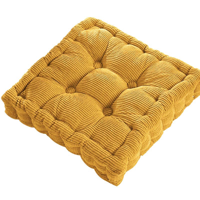 Square Floor Cushion Tufted Meditation Seat Pad 40x40cm