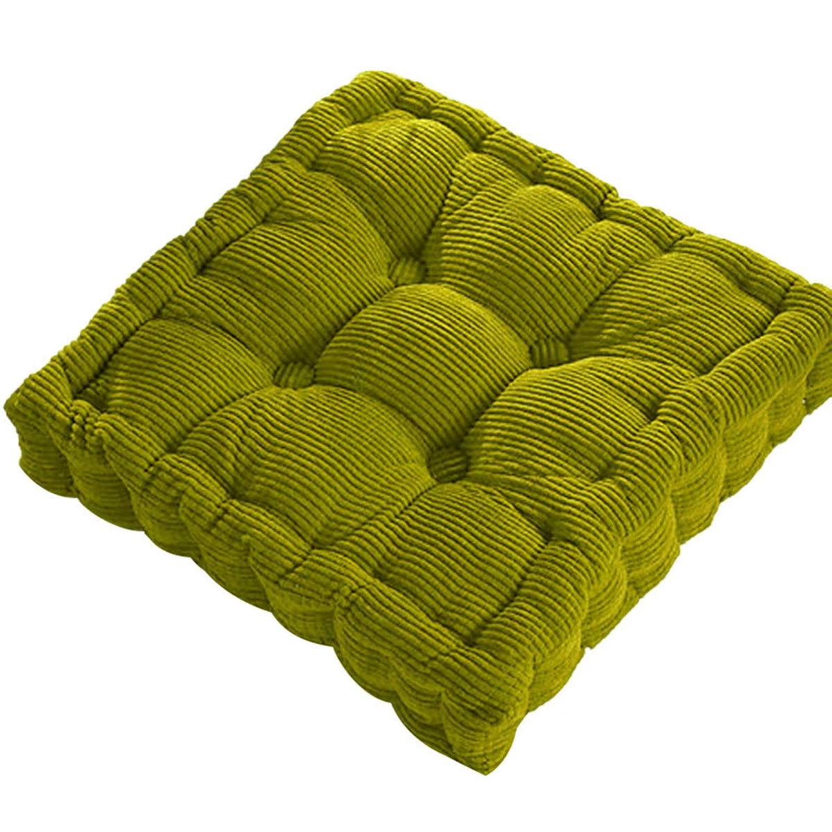 Square Floor Cushion Tufted Meditation Seat Pad 40x40cm