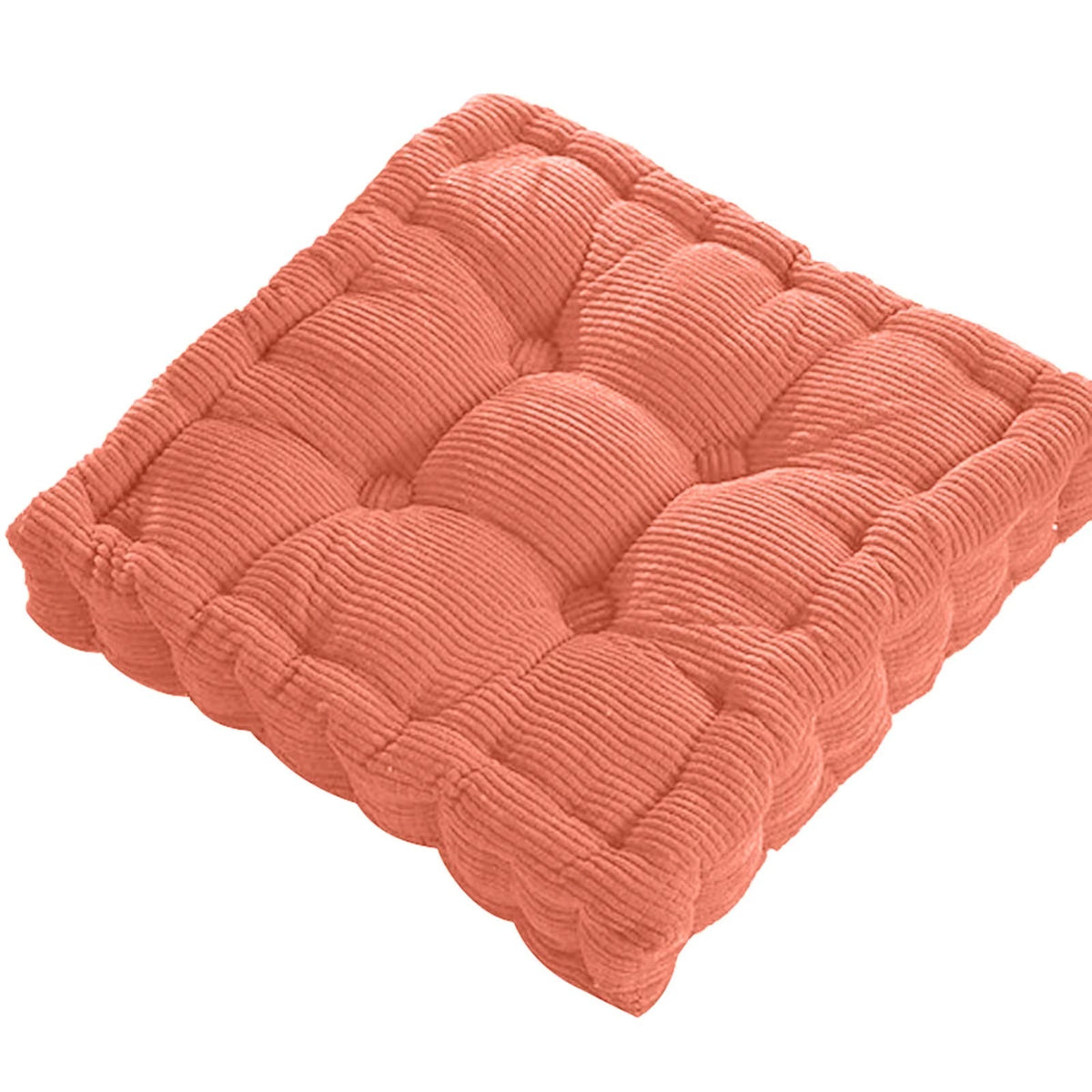 Square Floor Cushion Tufted Meditation Seat Pad 40x40cm