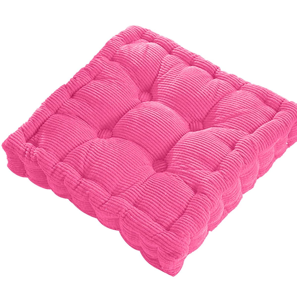 Square Floor Cushion Tufted Meditation Seat Pad 40x40cm