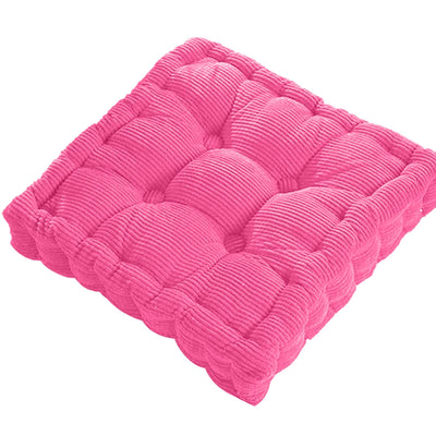 Square Floor Cushion Tufted Meditation Seat Pad 40x40cm