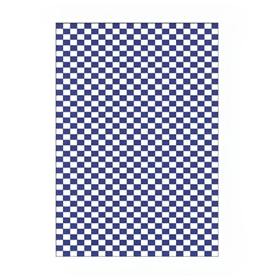 MODERN CHECKER | Faux Cashmere Luxe Rug