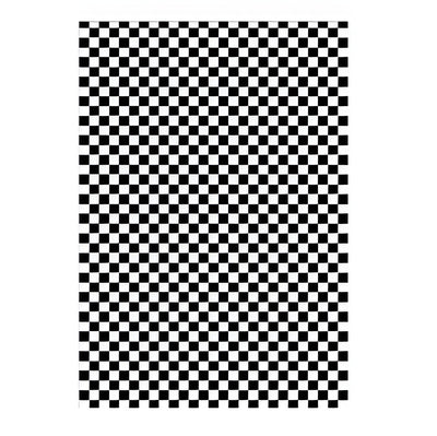MODERN CHECKER | Faux Cashmere Luxe Rug