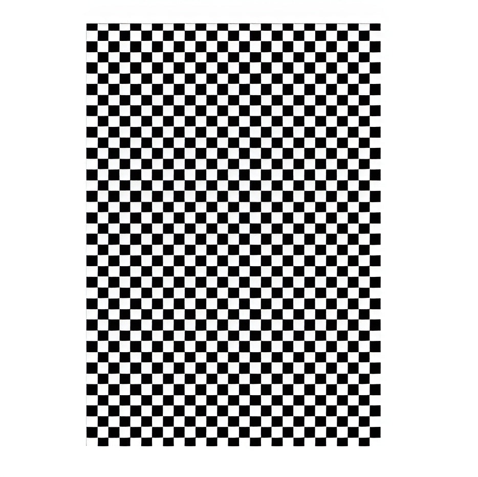 MODERN CHECKER | Faux Cashmere Luxe Rug
