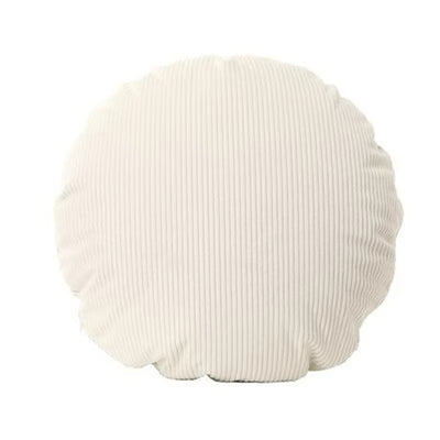 Round Corduroy Pillow Cover Striped Nordic Decorative Cushion Case