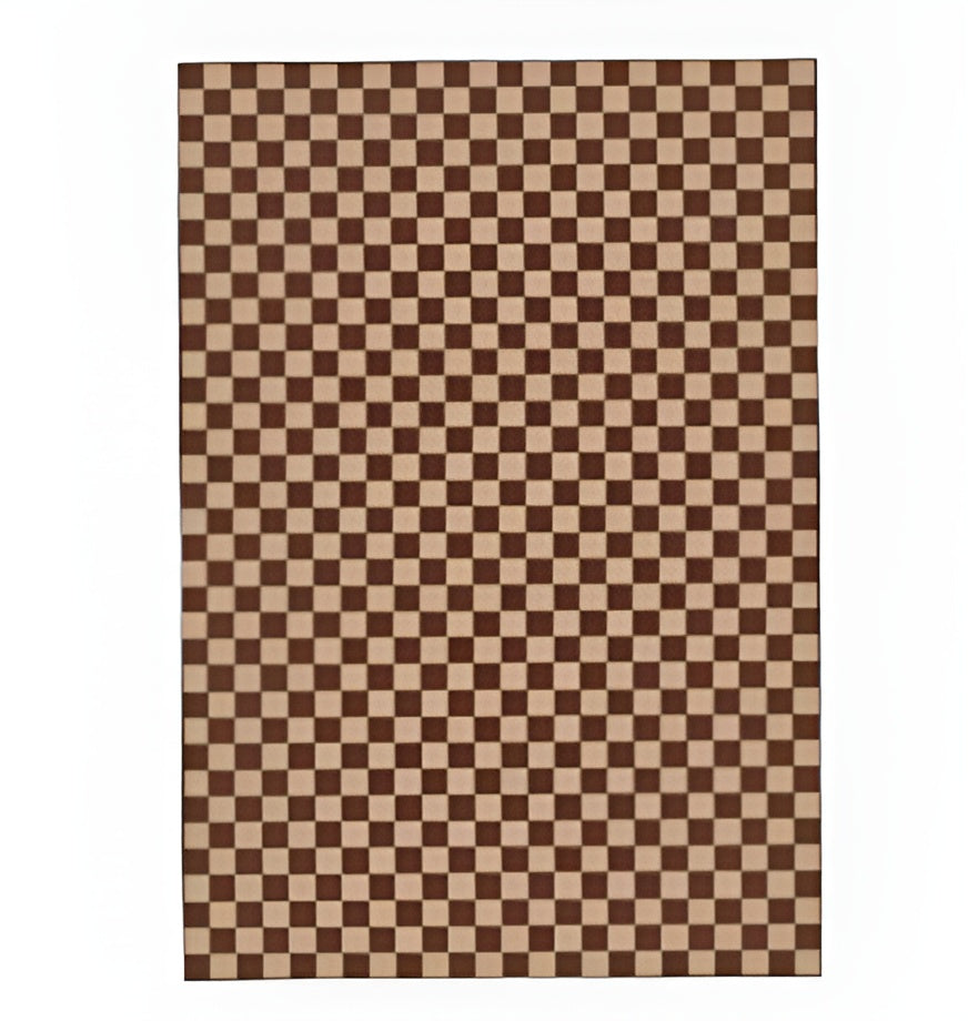 MODERN CHECKER | Faux Cashmere Luxe Rug
