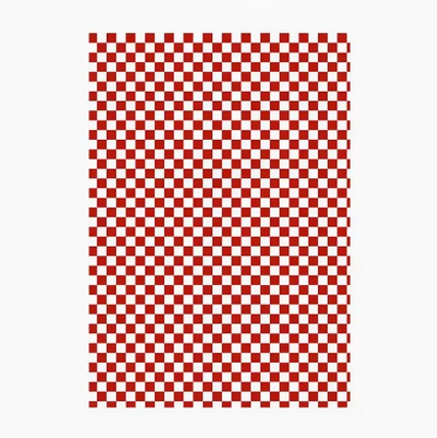 MODERN CHECKER | Faux Cashmere Luxe Rug