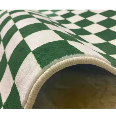 OASIS | Retro Grid Faux Cashmere Rug