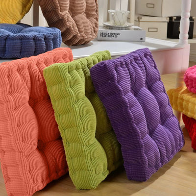 Square Floor Cushion Tufted Meditation Seat Pad 40x40cm