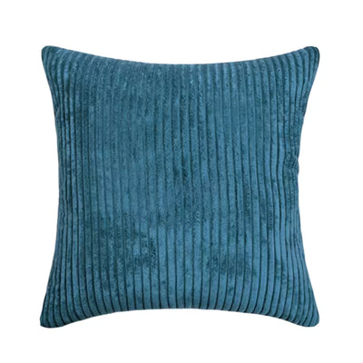 Striped Corduroy Cushion Cover Solid Color Sofa Pillowcase