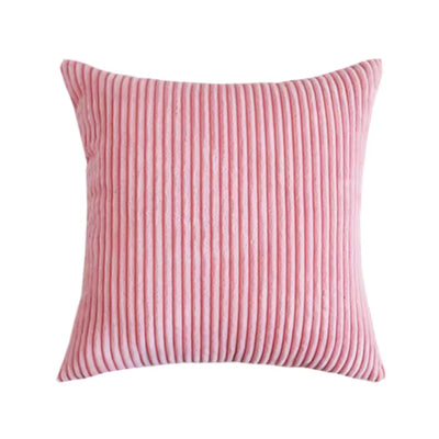 Striped Corduroy Cushion Cover Solid Color Sofa Pillowcase