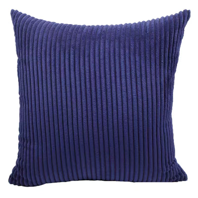 Striped Corduroy Cushion Cover Solid Color Sofa Pillowcase