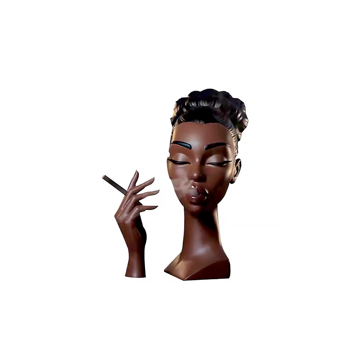 Smoking Women Incense Holder | Visual Smoke Effect Gift