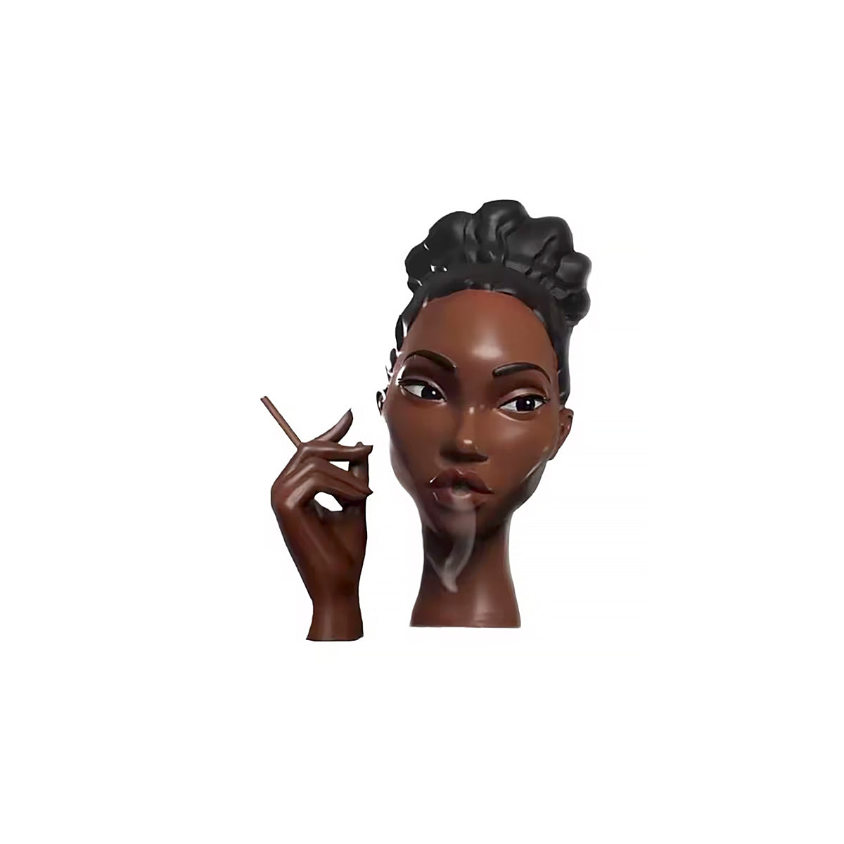 Smoking Women Incense Holder | Visual Smoke Effect Gift