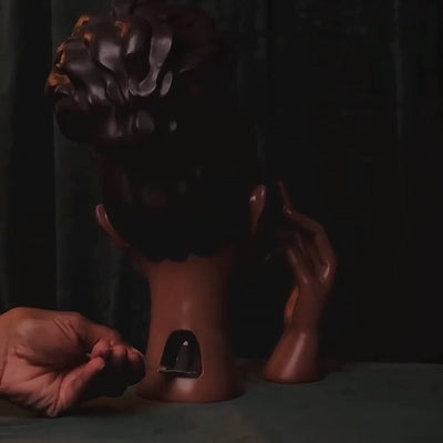 Smoking Women Incense Holder | Visual Smoke Effect Gift