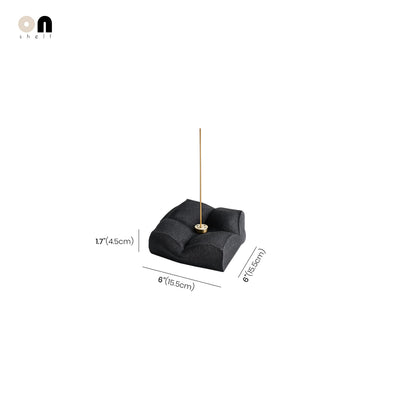 Ceramic Incense Holder - Pillow Shaped Stand