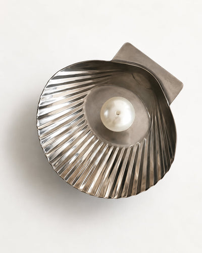 steel incense holder size reference photo next to everyday objects