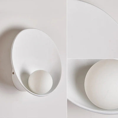 Oriental Style Wall Lamp - Exotic Dish Fixture