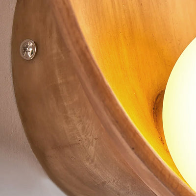 Oriental Style Wall Lamp - Exotic Dish Fixture