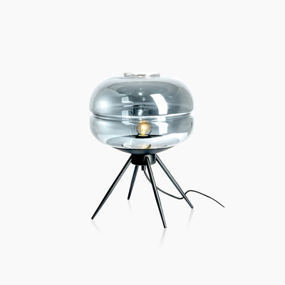 Transparent Glass Lamp – Modern Table Lamp With LED Bulb