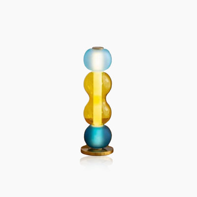 Nordic Glass Table Lamp - Colored Dyed Lighting