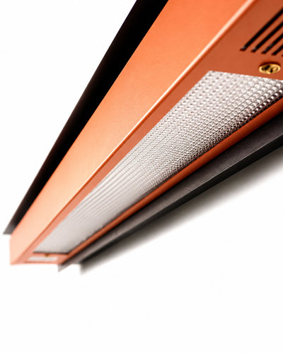Side profile of industrial LED bar wall lamp