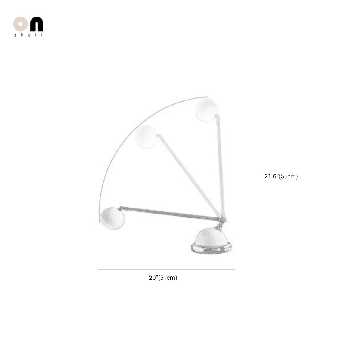 Retro Table Lamp – Haus Theory Rotating Ball Minimalist Lighting