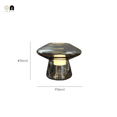 UFO Glass Table Lamp - Mini Stained Glass Light