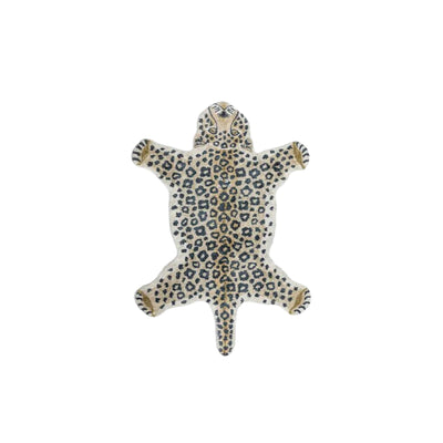 Leopard Hide Rug - Soft Floor Rug | Faux Animal Skin Mat