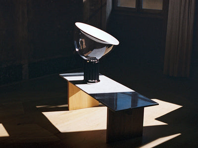 Transparent Bowl Lamp – Italian Style Chrome Table Light