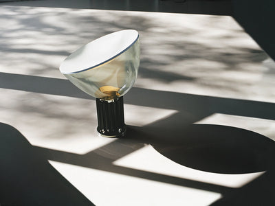 Transparent Bowl Lamp – Italian Style Chrome Table Light