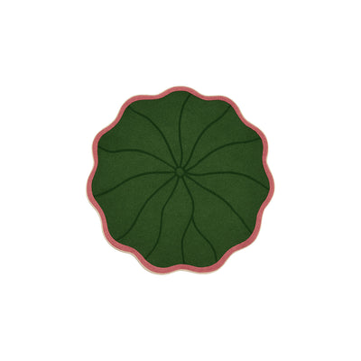Lotus Leaves Rug - Round Plush Soft Floor Mat