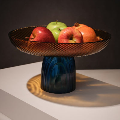 luxury glass bowl for coffee table