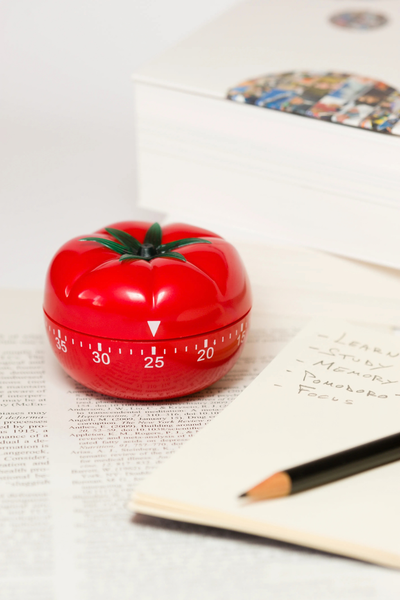 mechanical Pomodoro timer for desk