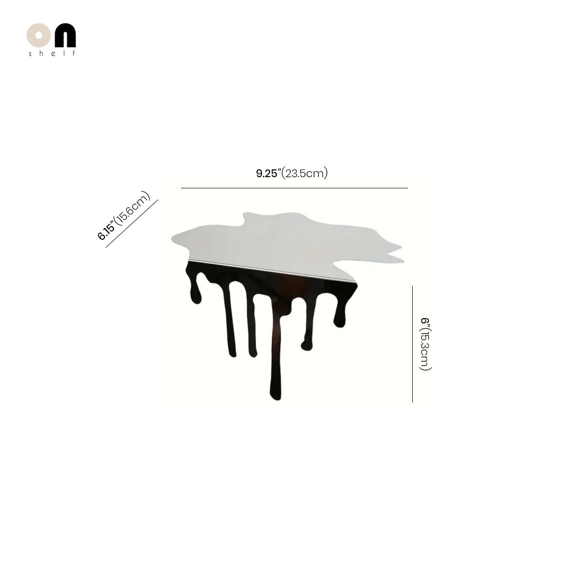 Stainless Steel Ornament | Sculptural Table Accent Plate