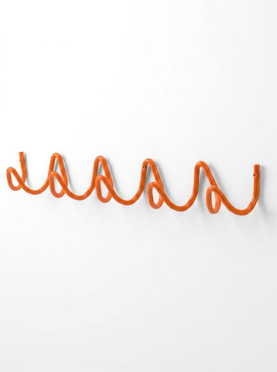 minimalist Bauhaus wall mounted coat rack for modern entryway