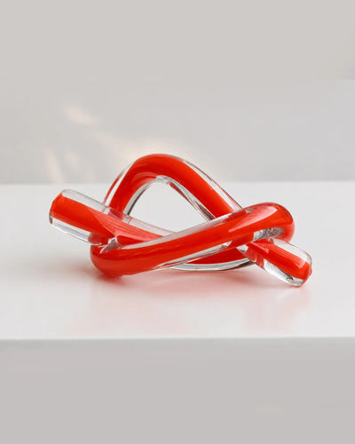 minimalist decorative glass figurine
