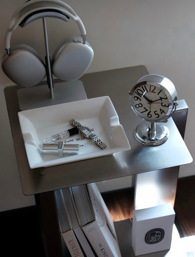 minimalist desk alarm clock for office