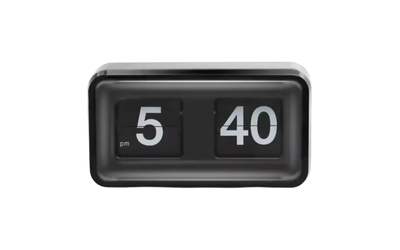 modern minimalist flip clock for desk